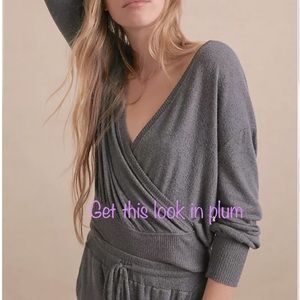 Anthropologie Wrap Sweater